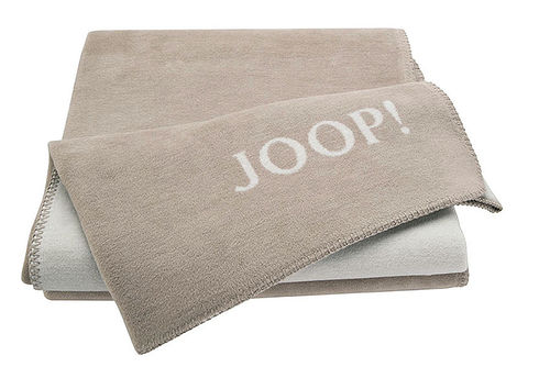 Joop! Wohndecke Uni-Doubleface Sand-Pergament - 150x200cm